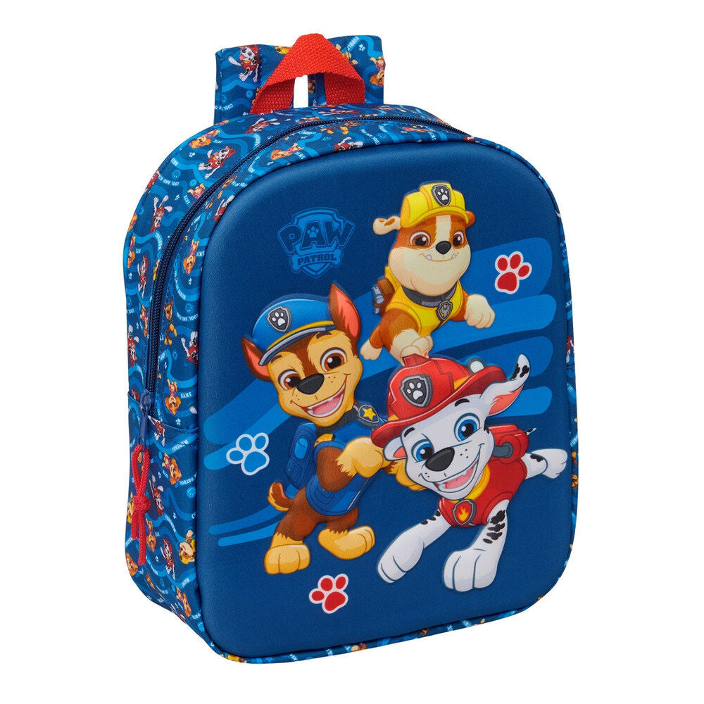 Mochila 3D Patrulla Canina Paw Patrol 27cm Frikytopia