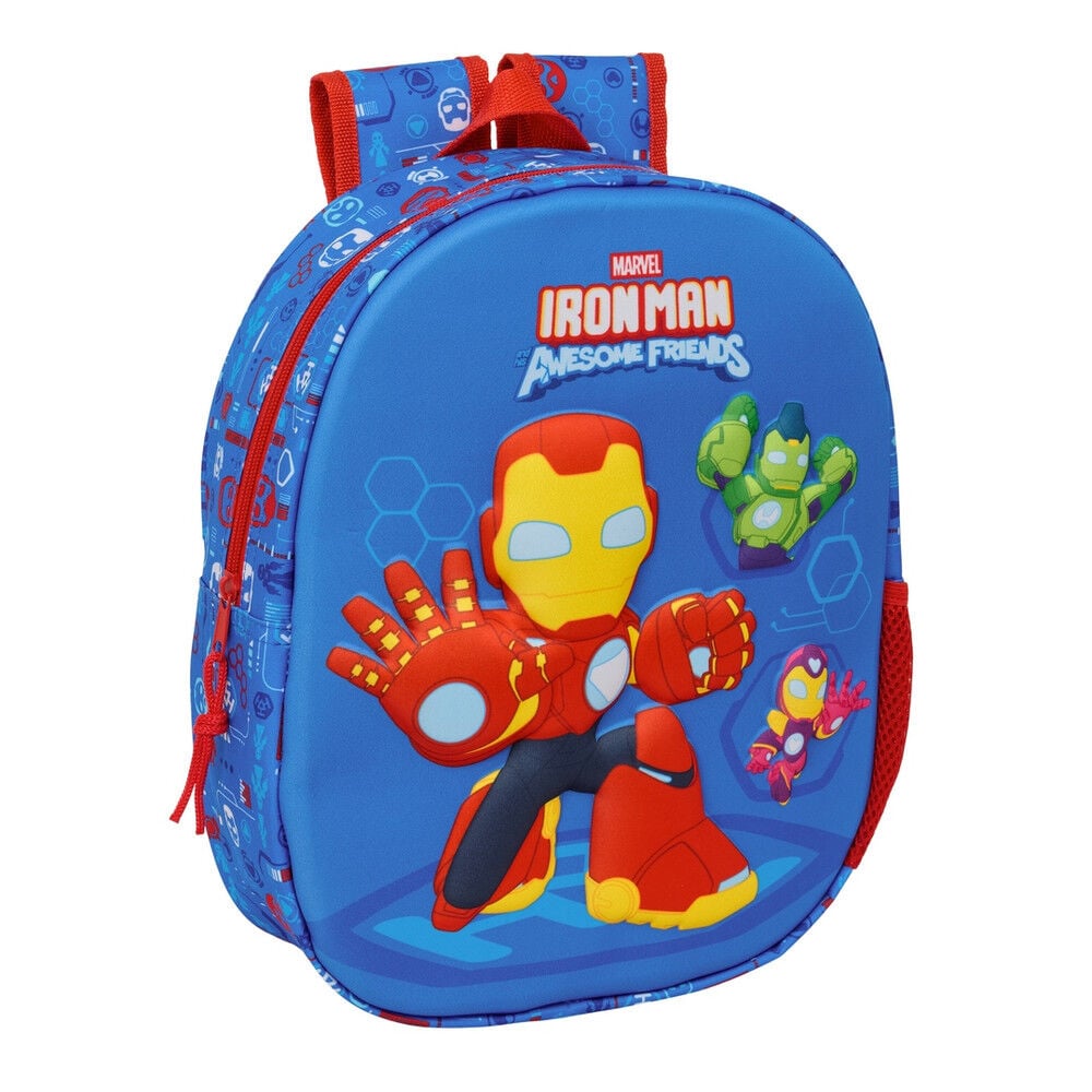 Mochila 3D Iron Man Marvel 33cm Frikytopia