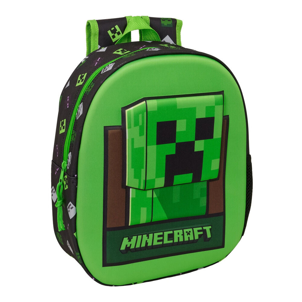 Mochila 3D Minecraft 33cm Frikytopia