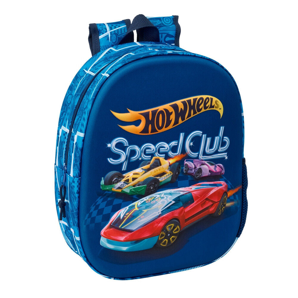 Mochila 3D Hot Wheels 33cm Frikytopia