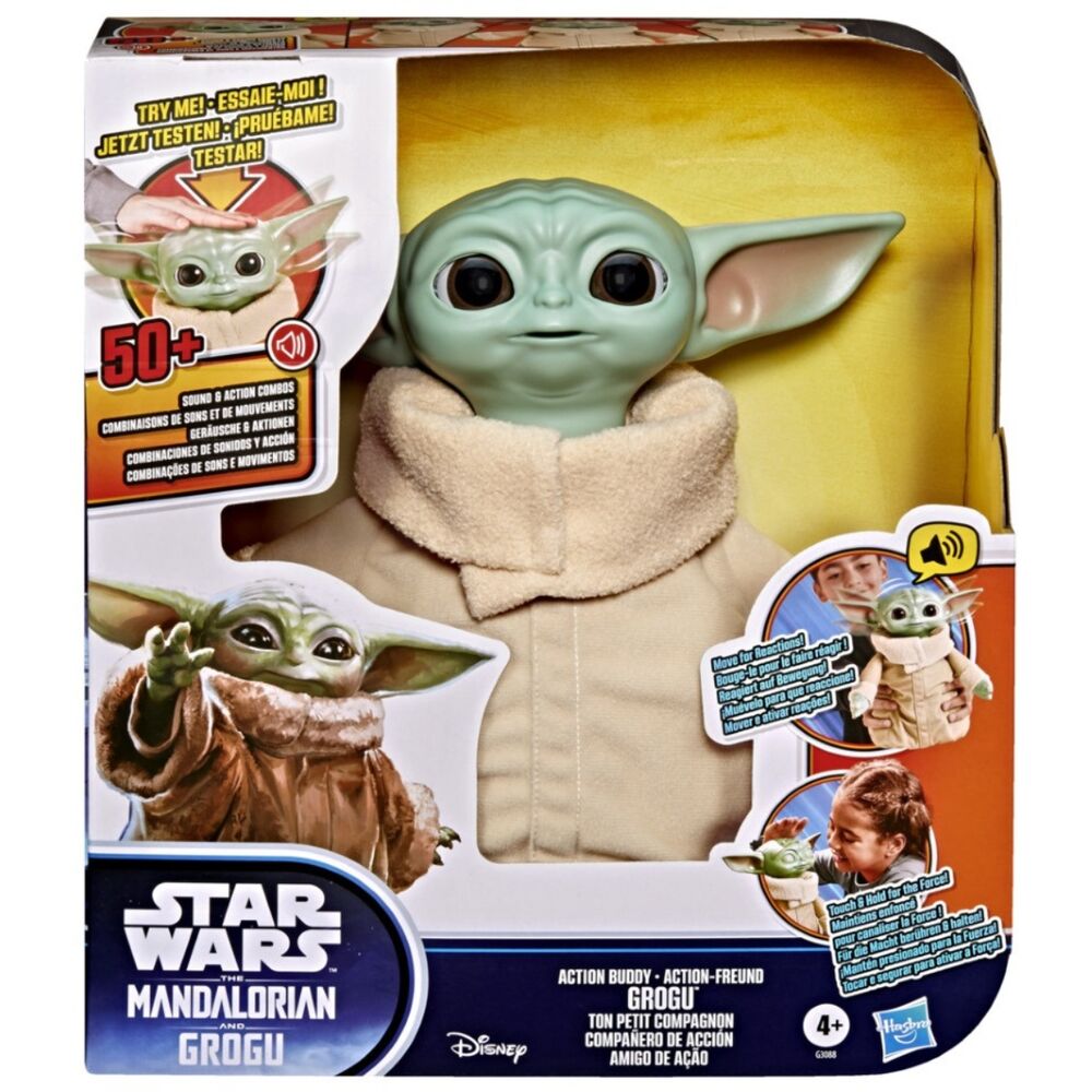 Star Wars: The Mandalorian & Grogu Grogu Compañero de acción 25 cm