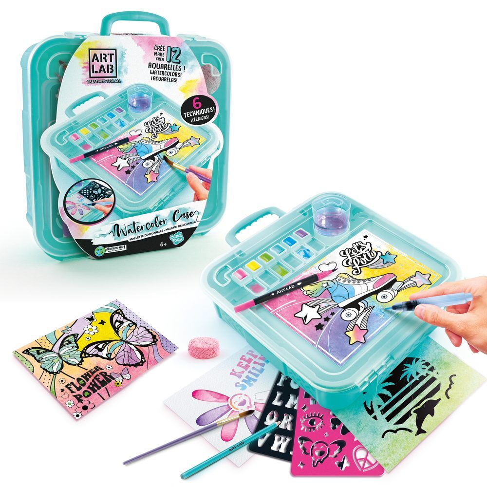 Maletin pintura acuarelas accesorios Art Lab Frikytopia
