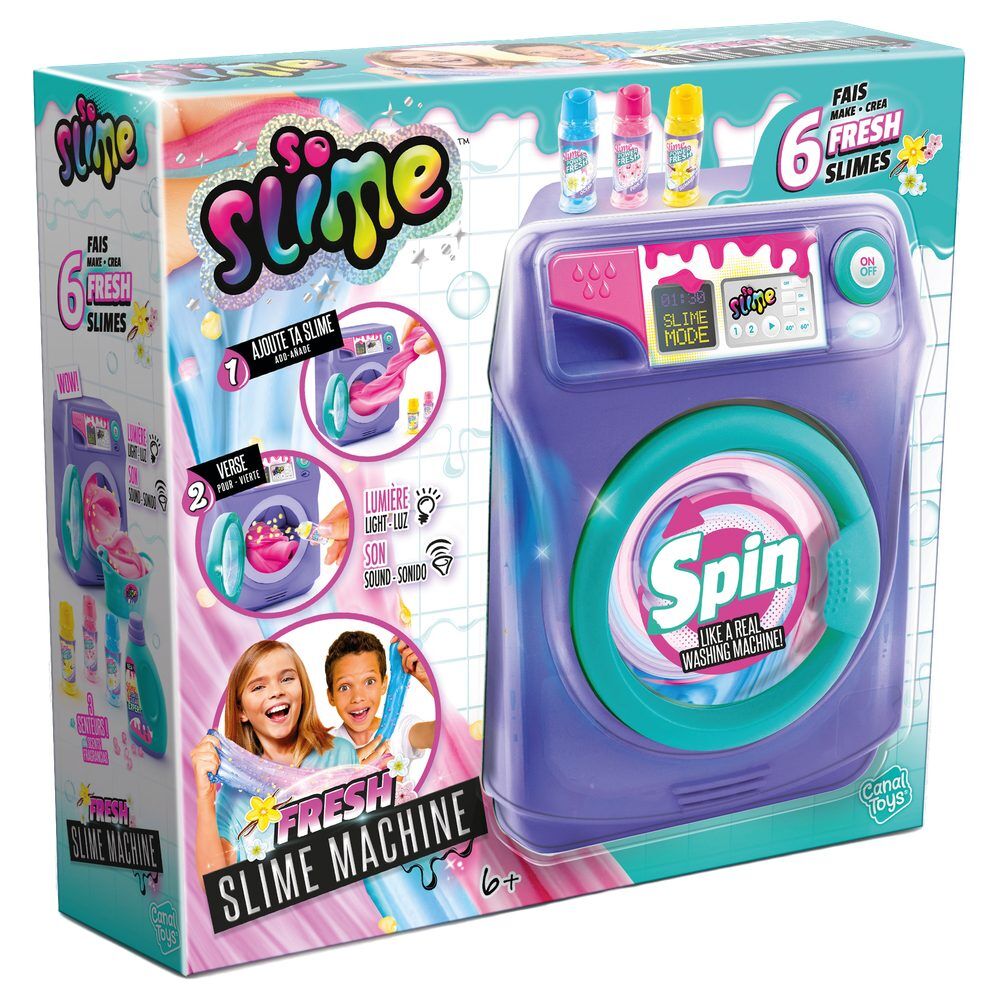 Lavadora slime mezcla aromas Slime Frikytopia