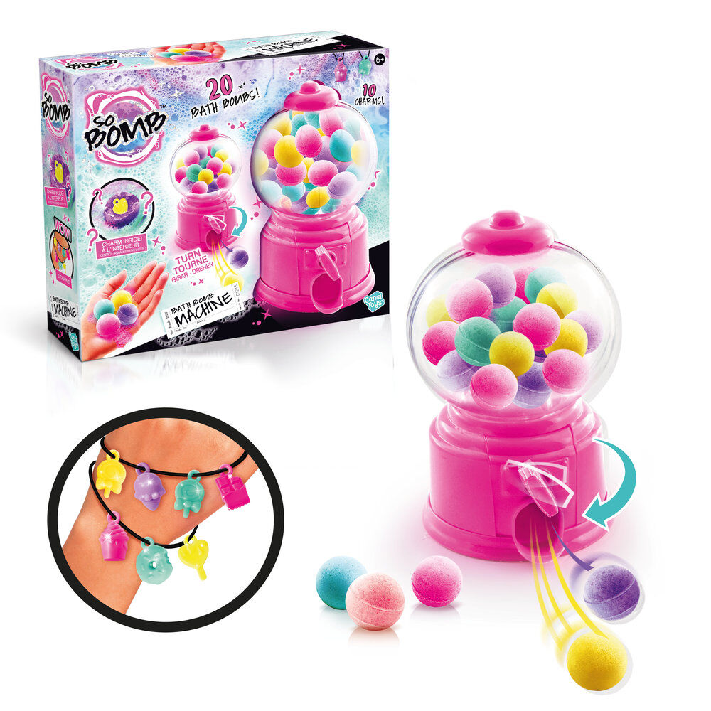 Maquina expendedora bombas baño Slime Sensations Frikytopia