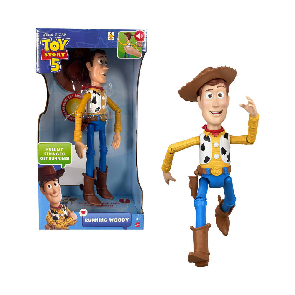 Figura Deluxe Woody Toy Story 5 Disney Pixar 30cm español Frikytopia