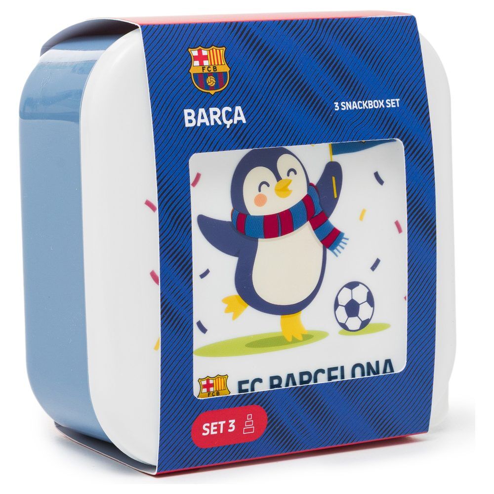 Set 3 fiambreras F.C. Barcelona Frikytopia