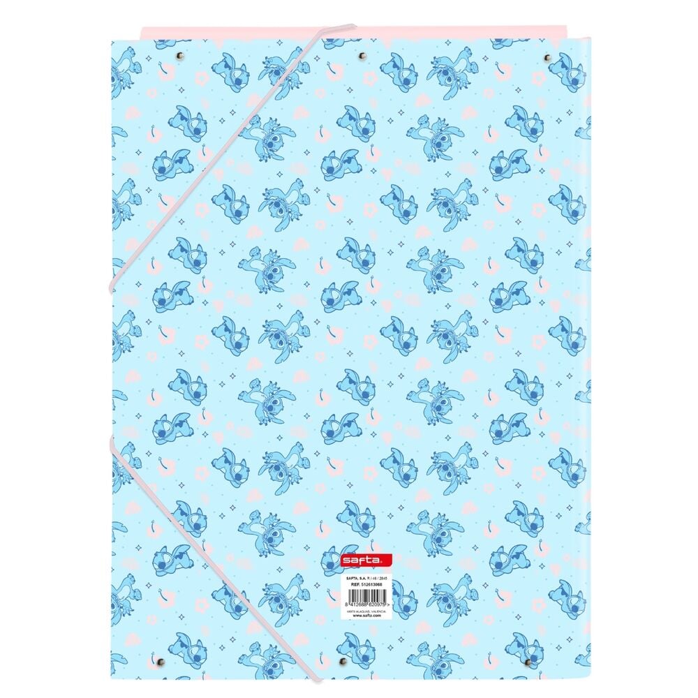 Carpeta A4 solapas Ohana Stitch Disney
