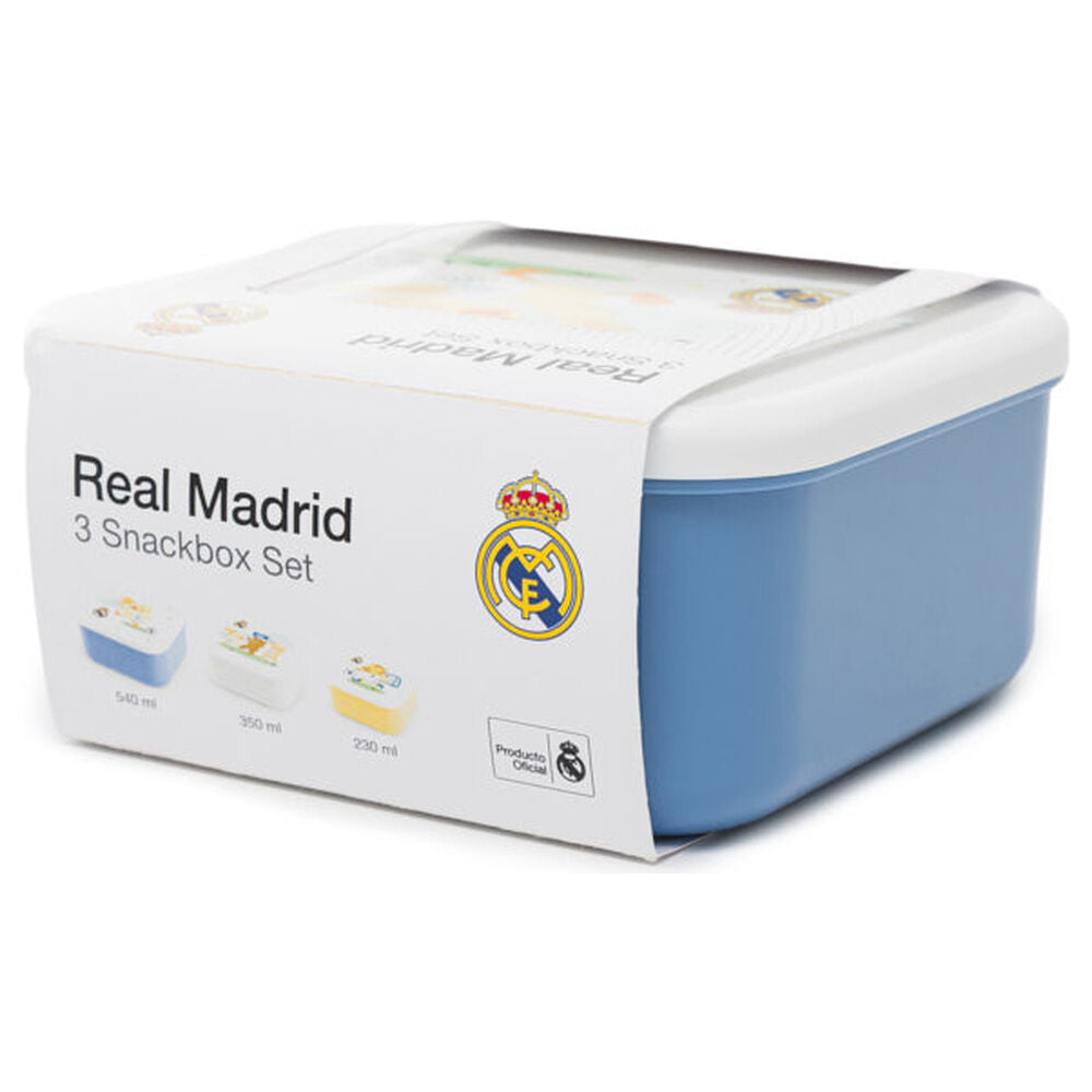 Set 3 fiambreras Real Madrid