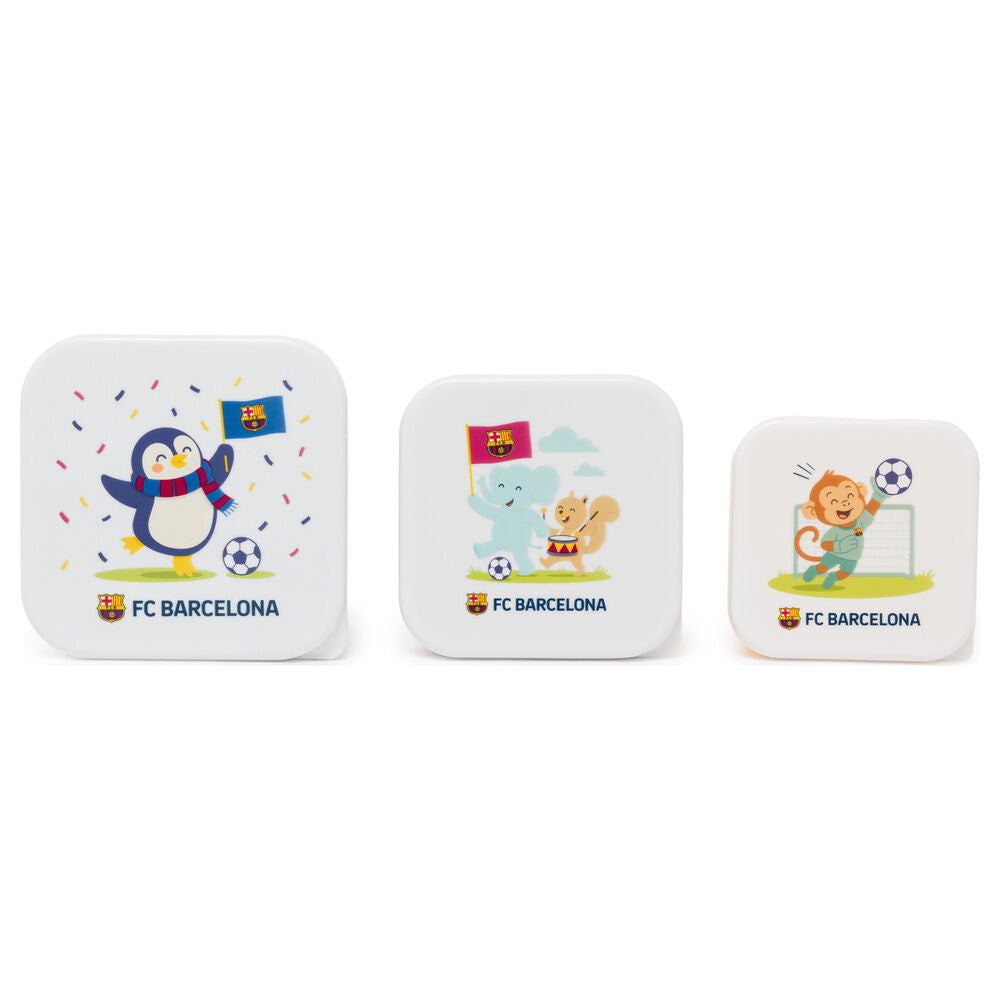 Set 3 fiambreras F.C. Barcelona