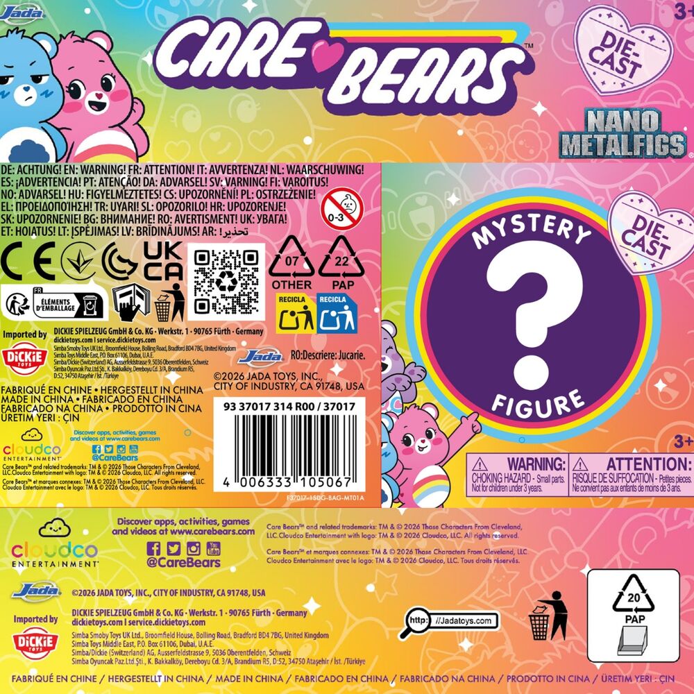 Care Bears Nanofigs Figuras Mini Blind Box Expositor (24)