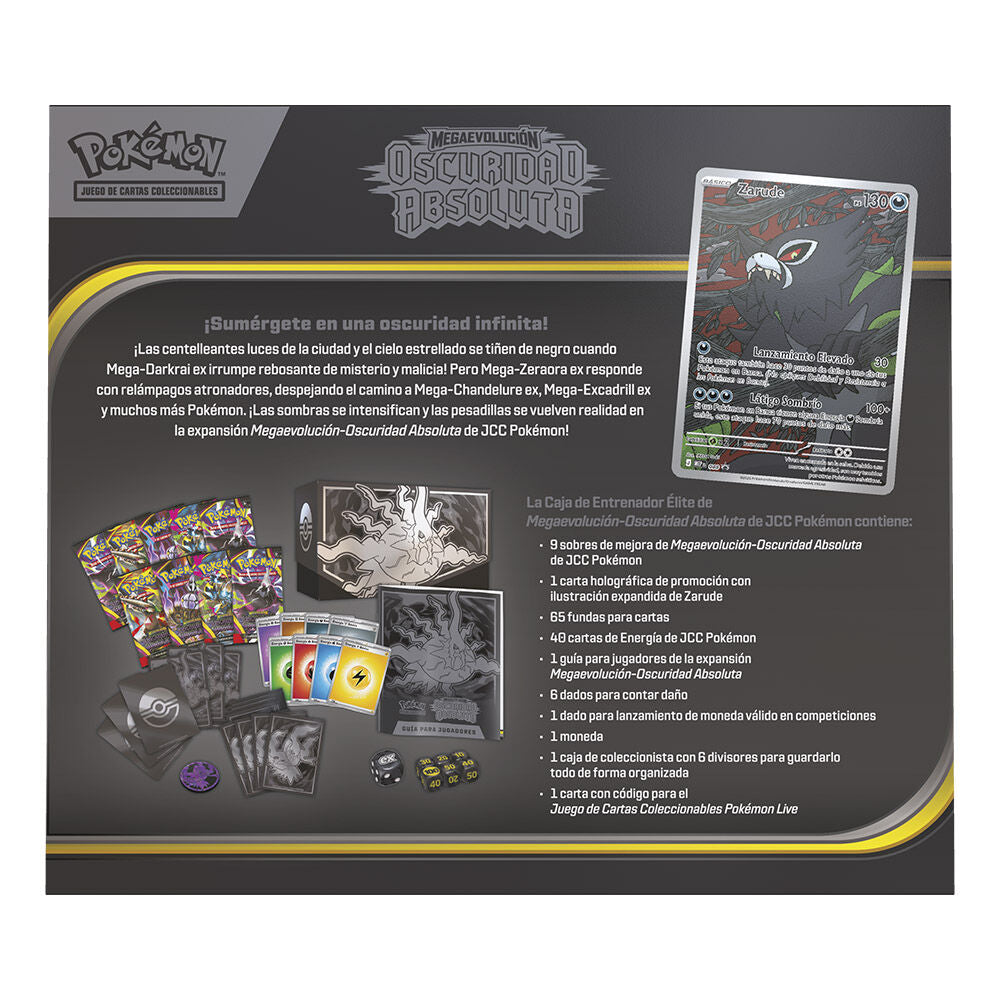 Caja Entrenador Élite ETB Pokémon - Megaevolución Oscuridad Absoluta