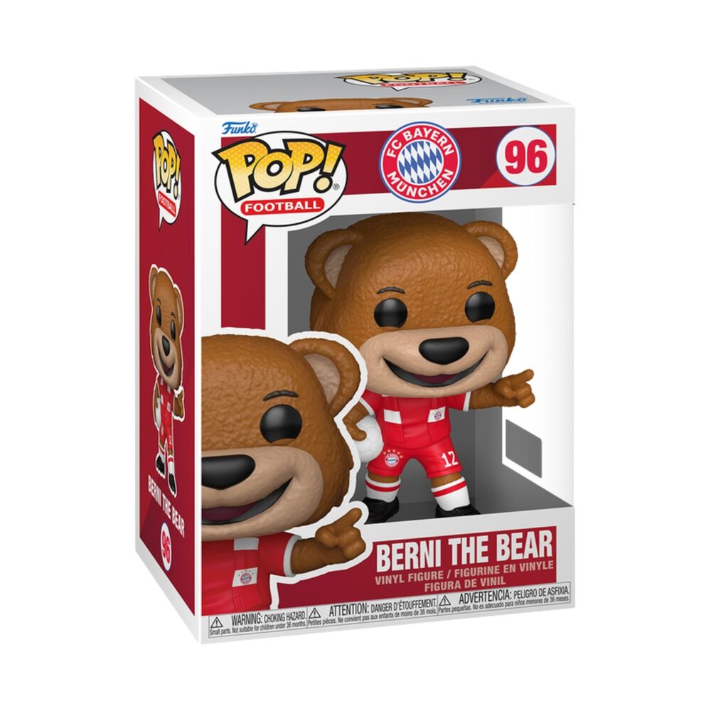 Bayern de Múnich Figura POP! Football Vinyl Berni der Bär 9 cm