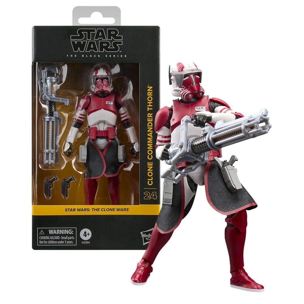 Figura hasbro star wars day the black series may the 4th be with you clone commander thorn