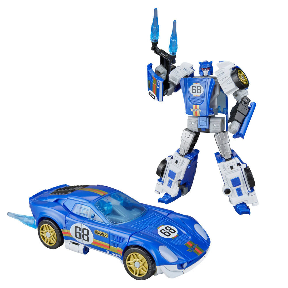 Transformers x Hot Wheels Collaborative Deluxe Class Figura El Segundo Coupe 13 cm