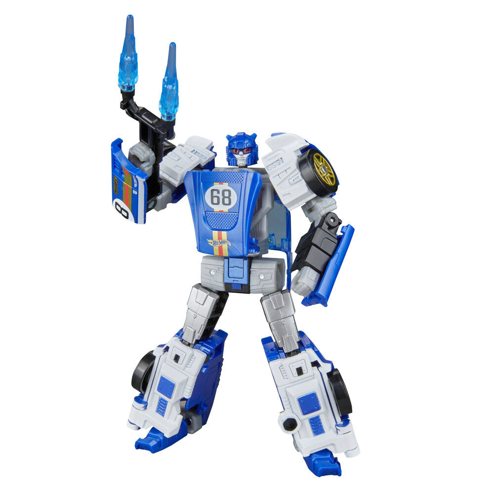Transformers x Hot Wheels Collaborative Deluxe Class Figura El Segundo Coupe 13 cm