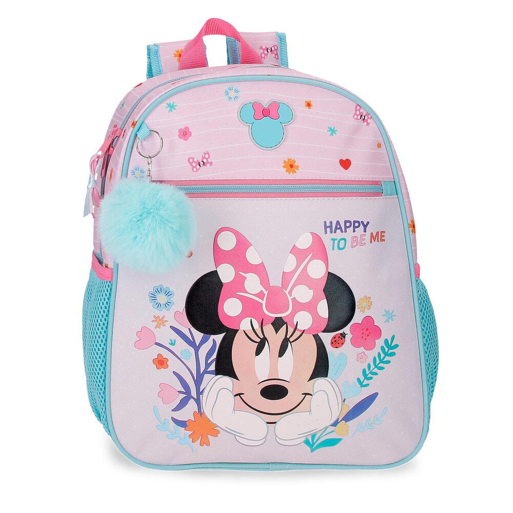 Mochila Happy To Be Me Minnie Disney 33cm adaptable Frikytopia