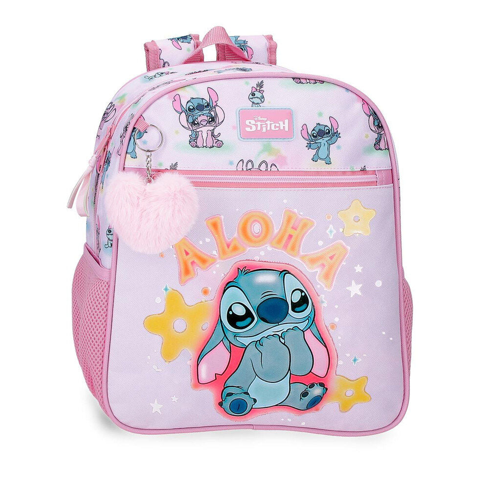 Mochila You & Me Stitch Disney 33cm adaptable Frikytopia