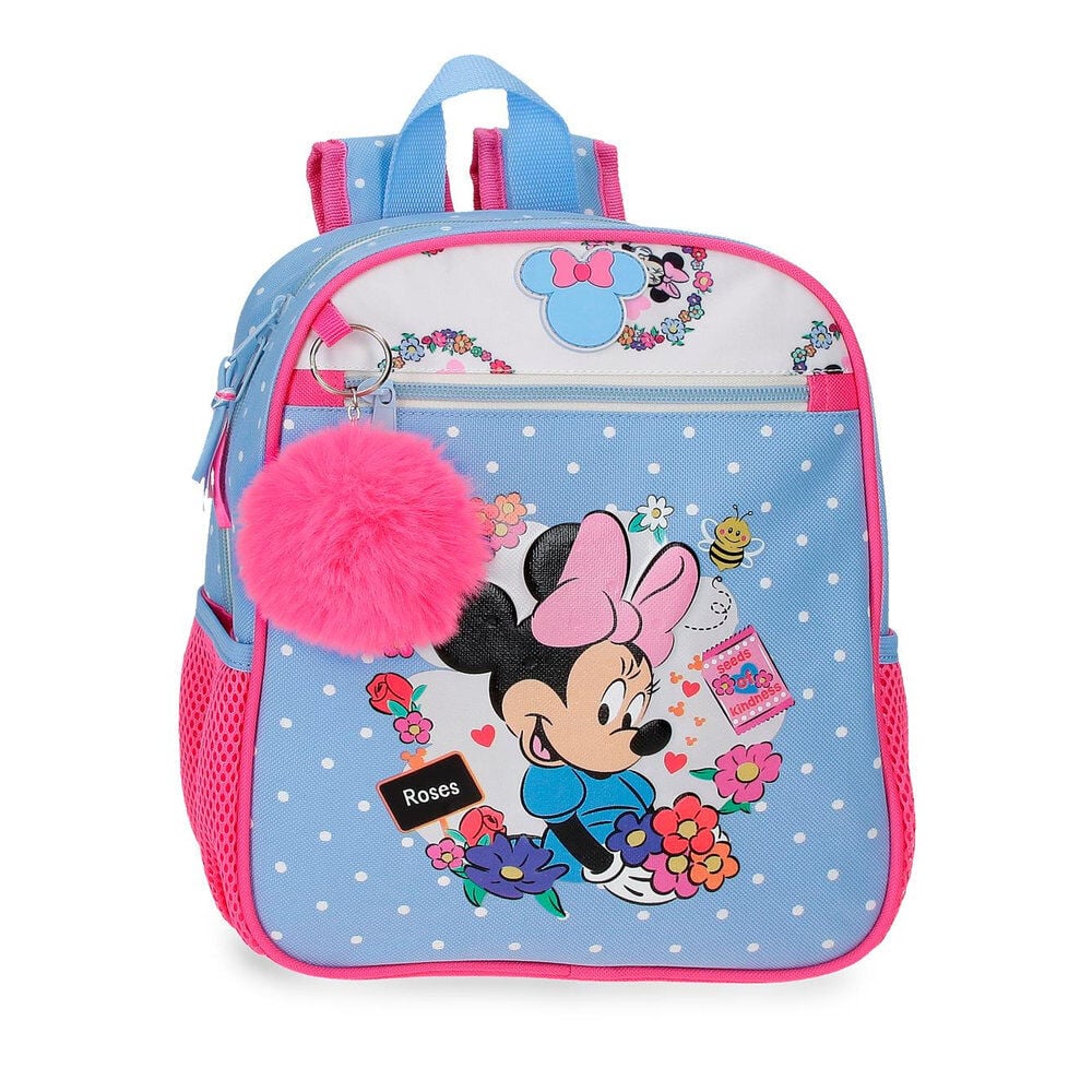 Mochila Flowers Minnie Disney 28cm adaptable Frikytopia
