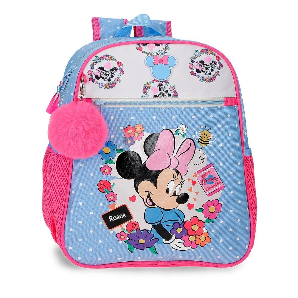 Mochila Flowers Minnie Disney 33cm adaptable Frikytopia