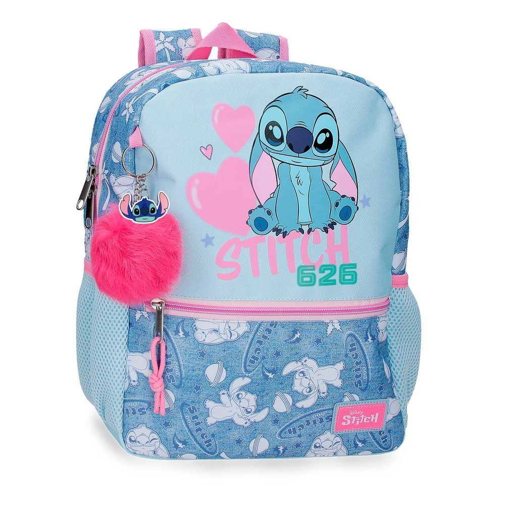 Mochila Hearts Stitch Disney 33cm adaptable Frikytopia