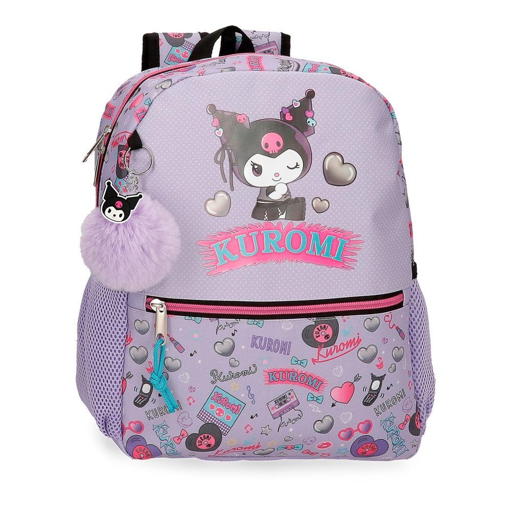 Mochila Retropop Kuromi Hello Kitty 33cm adaptable Frikytopia
