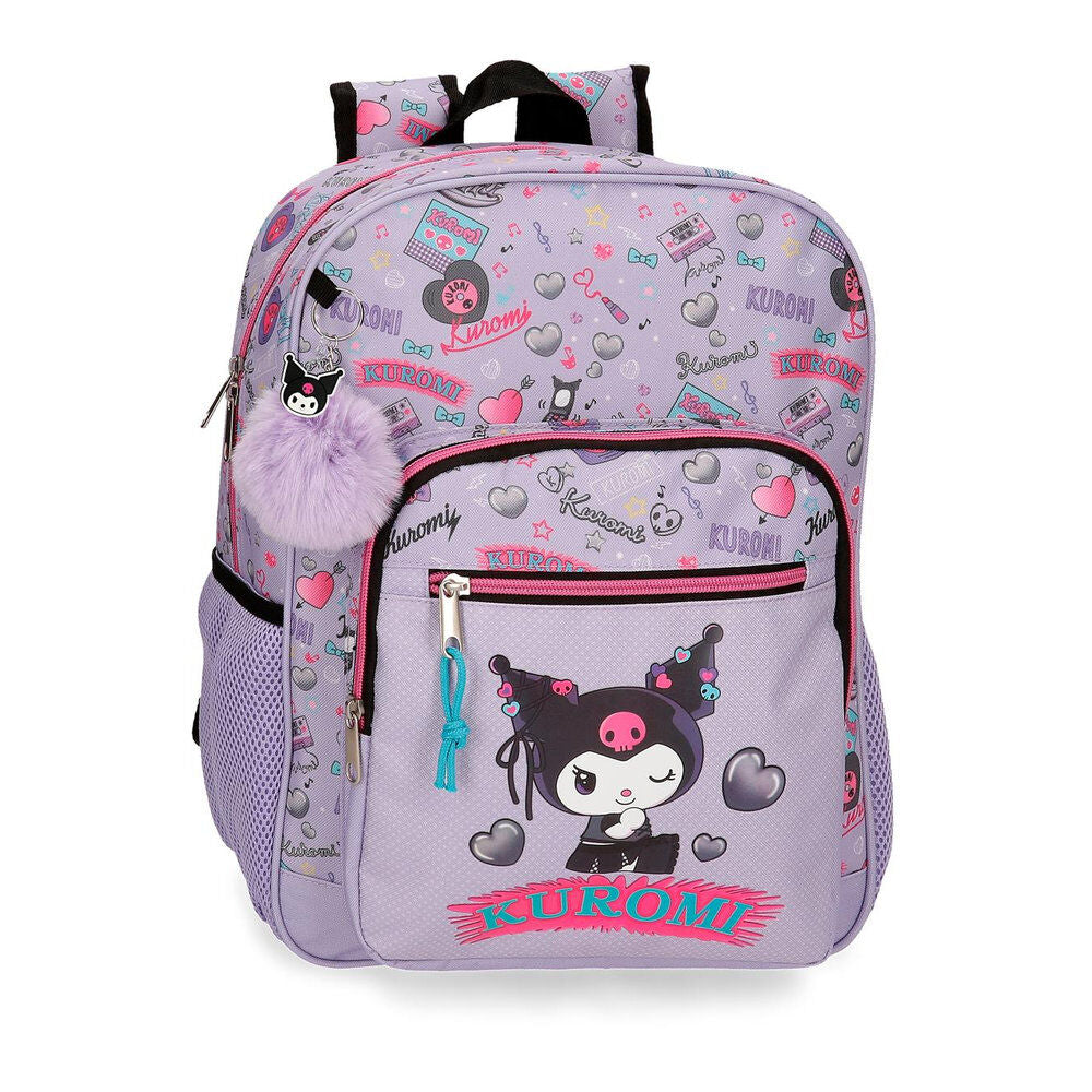 Mochila Retropop Kuromi Hello Kitty 38cm adaptable Frikytopia