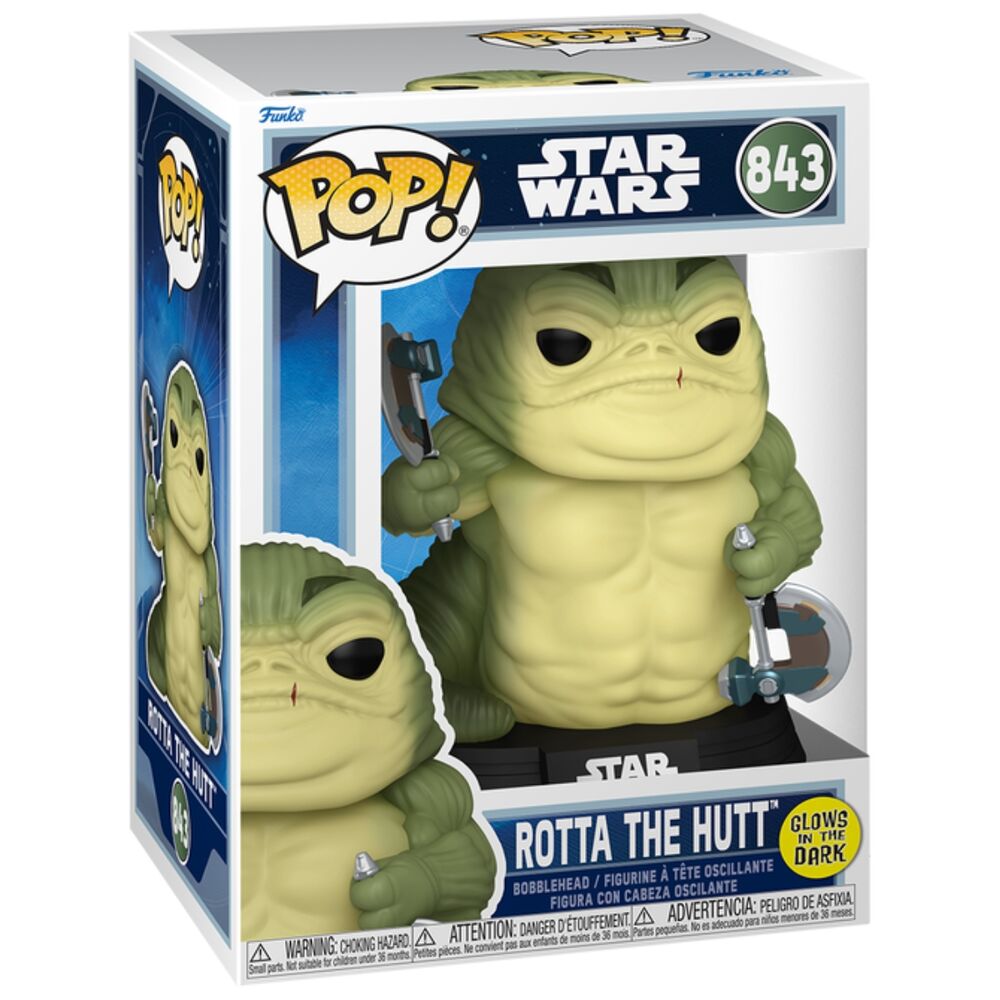 Figura POP Star Wars: The Mandalorian & Grogu - Rotta the Hutt