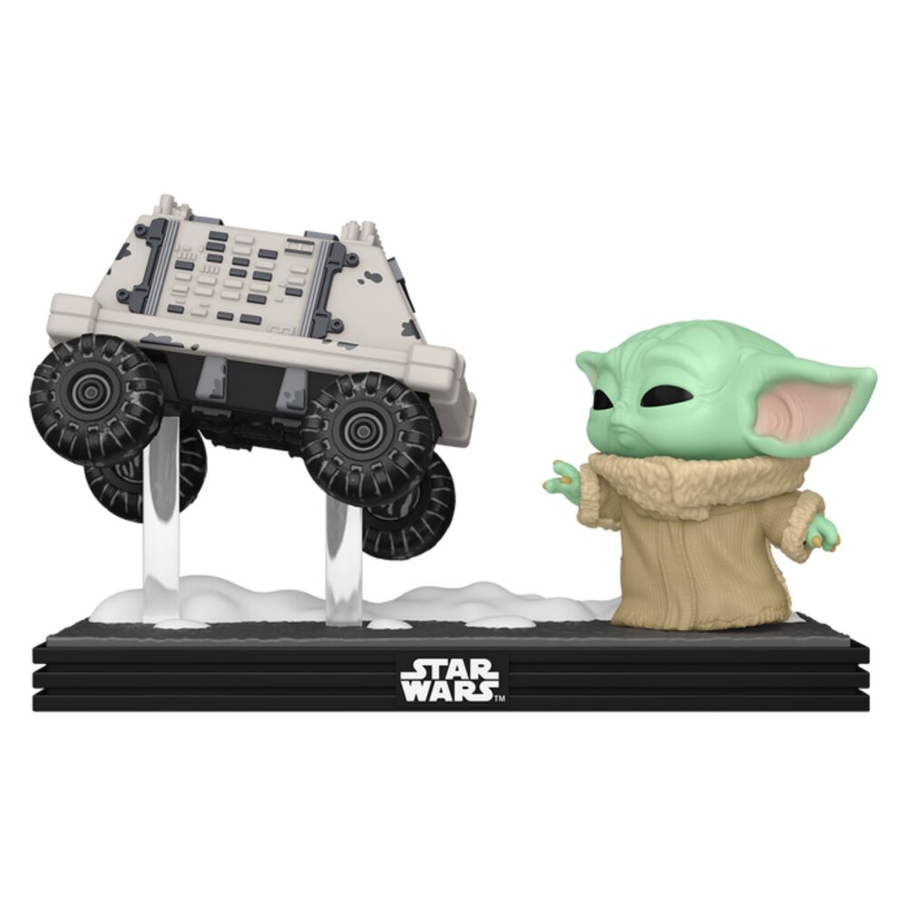 Figura POP Moments Star Wars: The Mandalorian & Grogu - Grogu with Polar Mouse Droid Frikytopia
