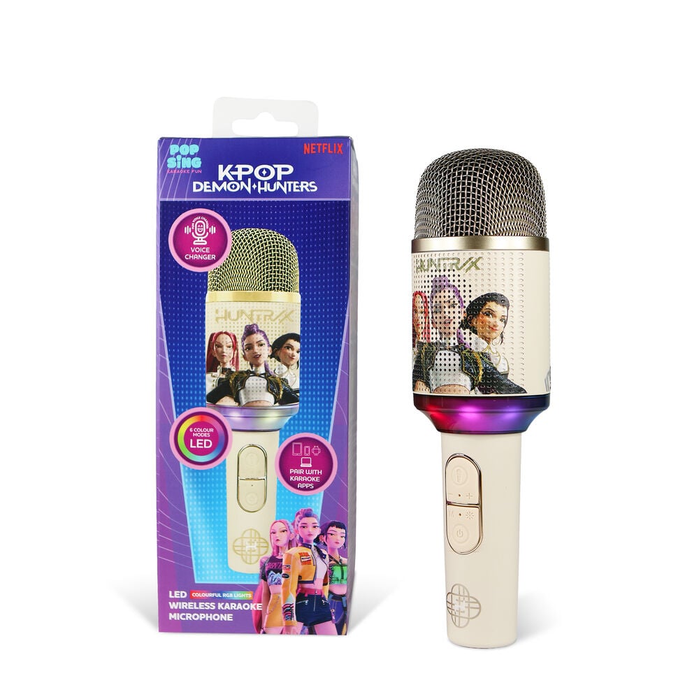 Micro Karaoke LED Golden Kpop Demon Hunter
