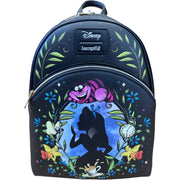 Mochila Disney Alice In Wonderland Floral Glow Collection Loungefly 26cm