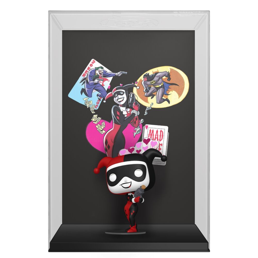 DC Comics POP! Comic Covers Vinyl Figura Harley Quinn 9 cm