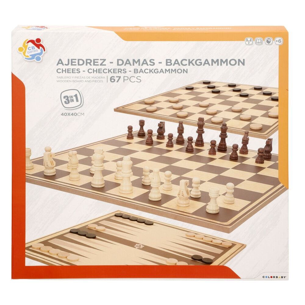 Juego Ajedrez & Backgammon Frikytopia