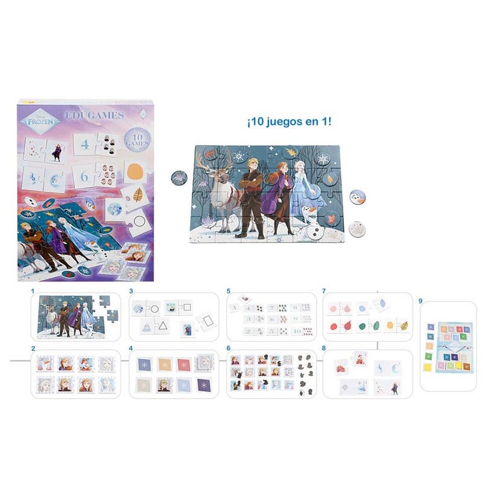 Juegos 10 en 1 Frozen Disney