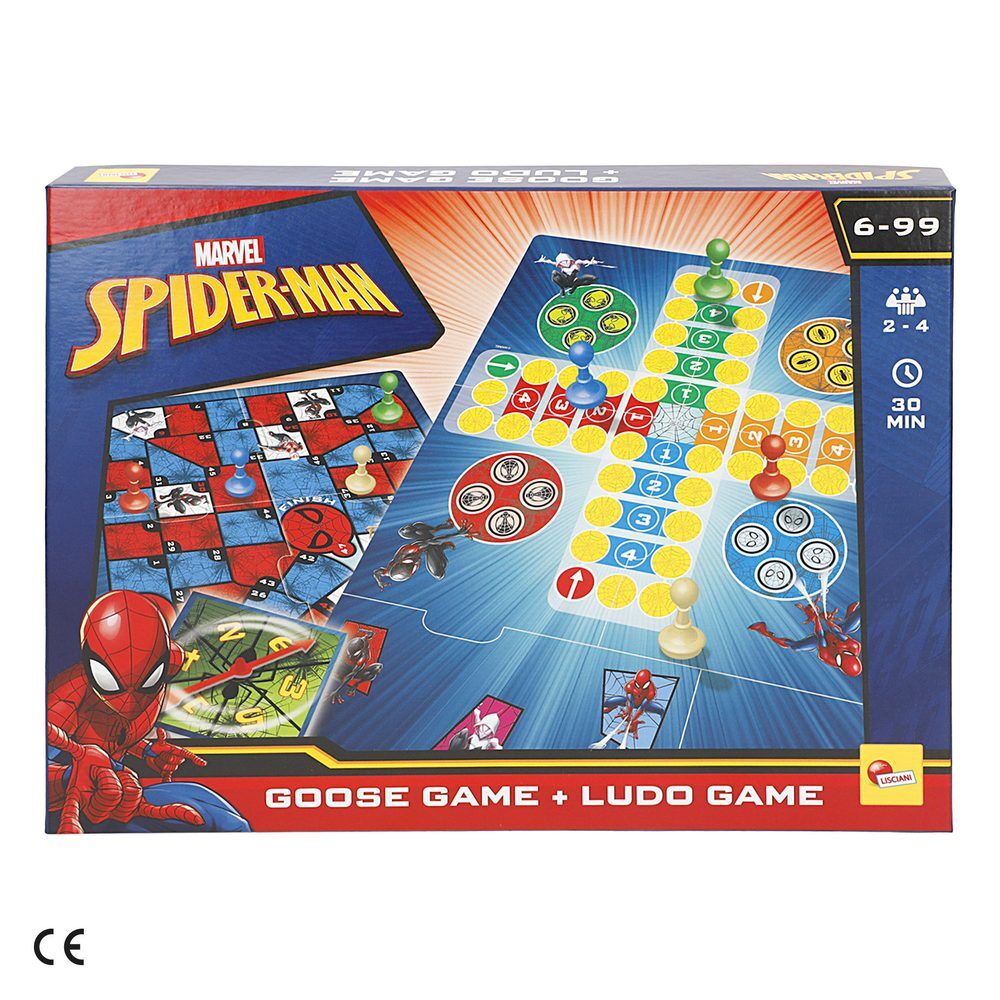 Juego Parchis & Oca Spiderman Marvel Frikytopia