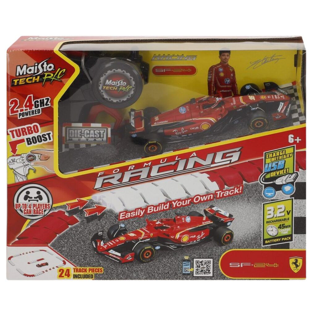 Coche Ferrari SF-24 radio control Frikytopia