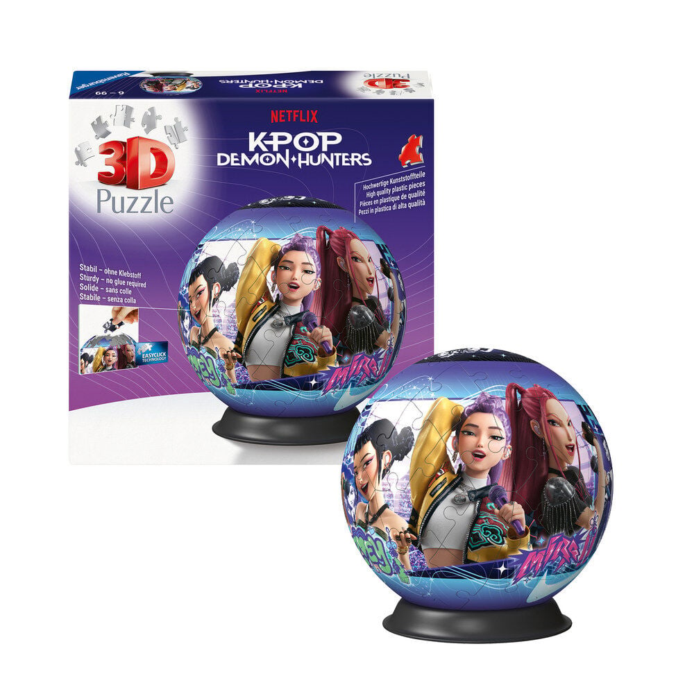 Puzzle Ball 3D KPop Demon Hunters 72pzs Frikytopia