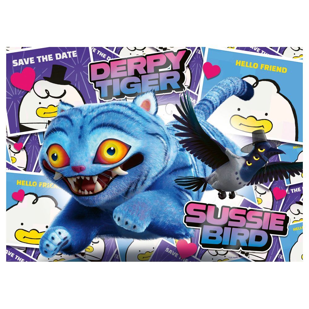 Puzzle KPop Demon Hunters 4x100pzs