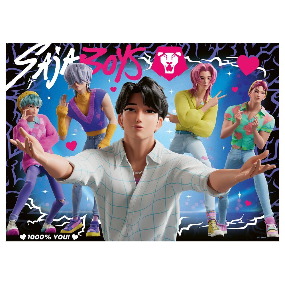 Puzzle KPop Demon Hunters 4x100pzs