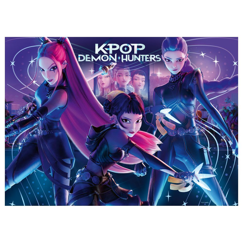 Puzzle KPop Demon Hunters 4x100pzs