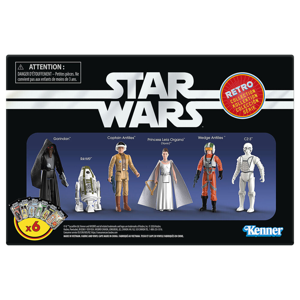 Star Wars Episode IV Retro Collection Pack de 6 Figuras 10 cm