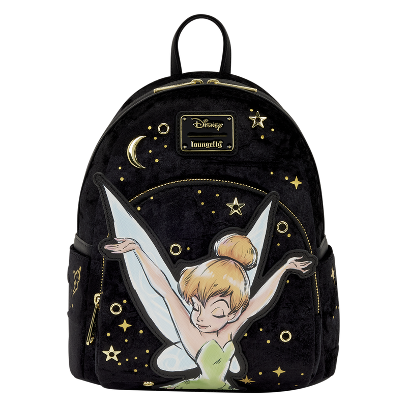 Mochila Tinker Bell Pixie Dust Velvet Disney Loungefly 26cm Frikytopia