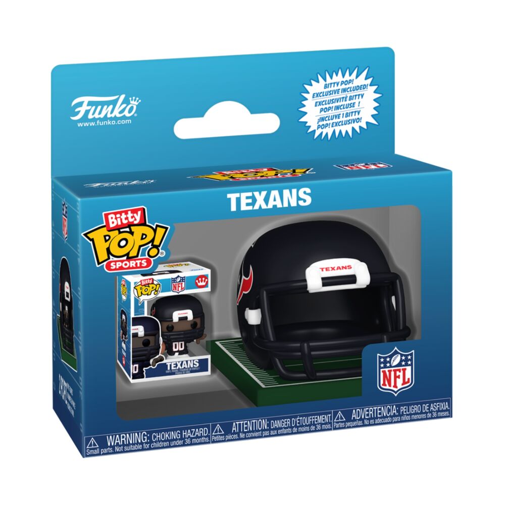 NFL Bitty POP! Helmets Vinyl Figures AFC Series 1 Surtido (12)