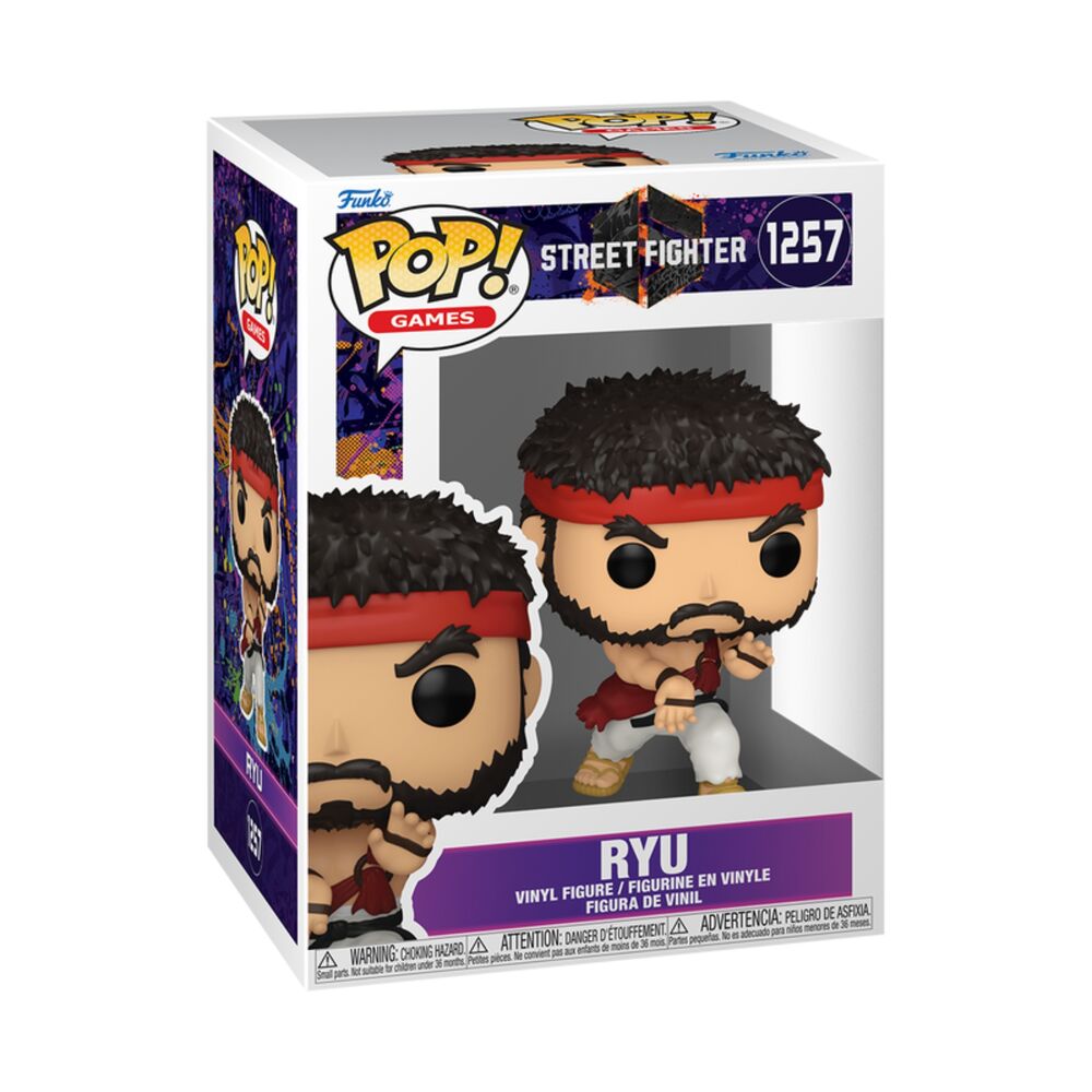 Street Fighter 6 Figura POP! Games Vinyl Ryu 9 cm