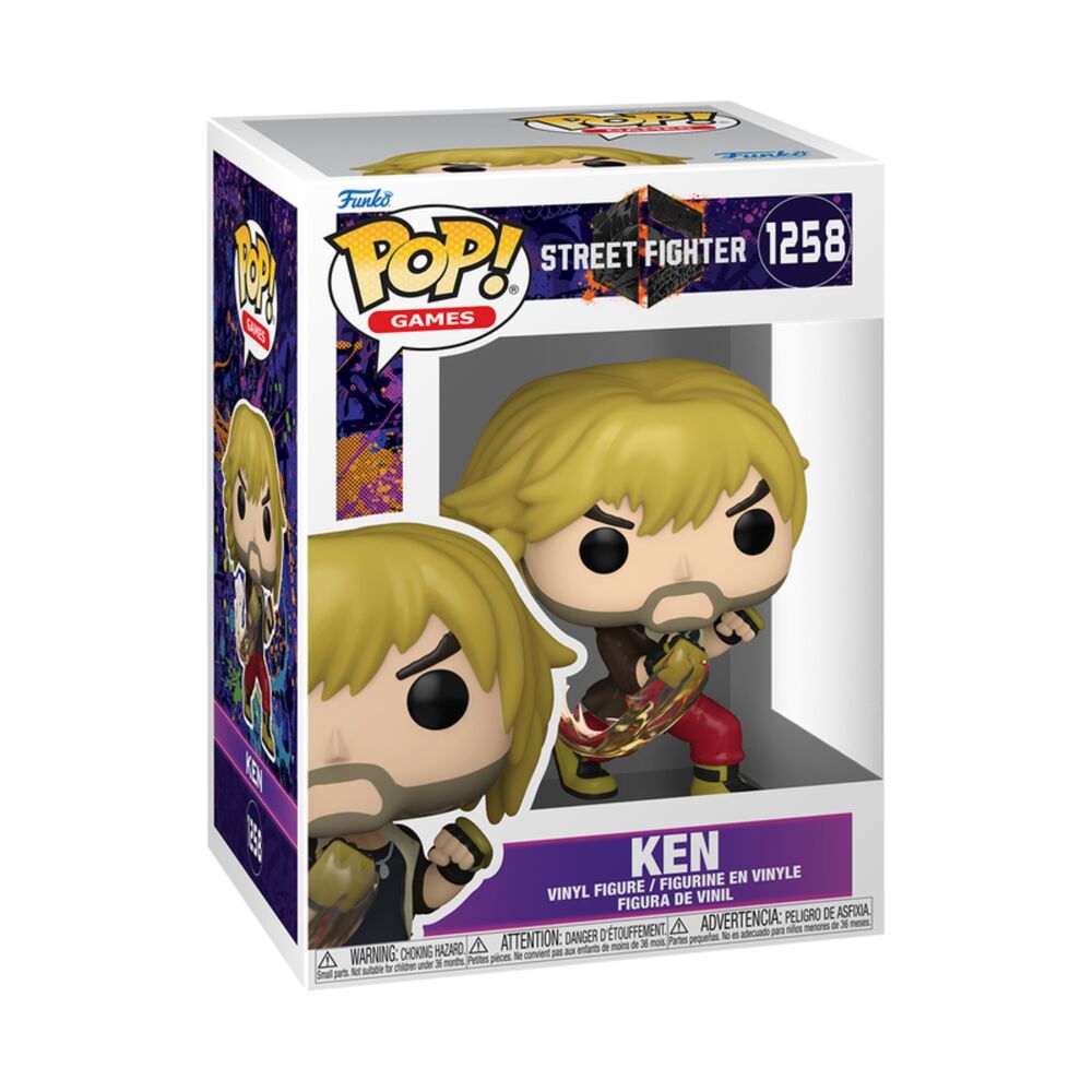 Street Fighter 6 Figura POP! Games Vinyl Ken 9 cm