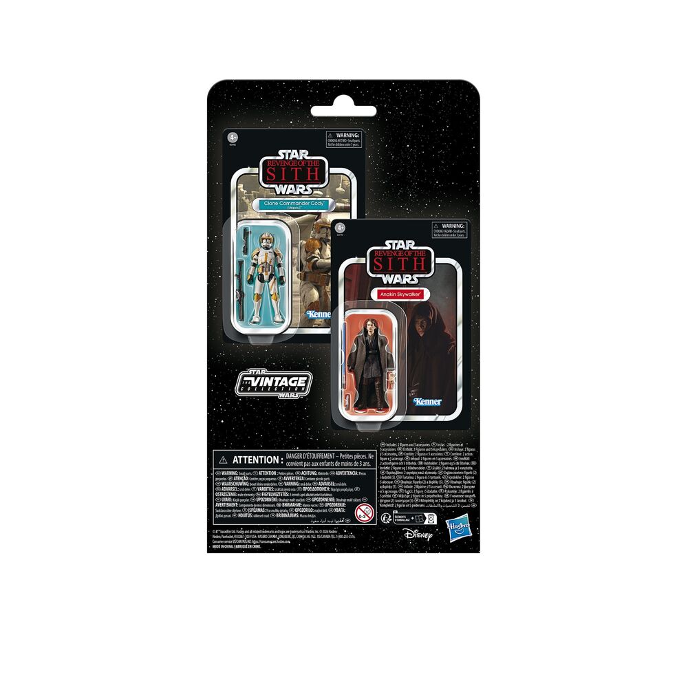 Star Wars Episode III Vintage Collection Pack de 2 Figuras Anakin Skywalker & Clone Commander Cody (Utapau) 10 cm