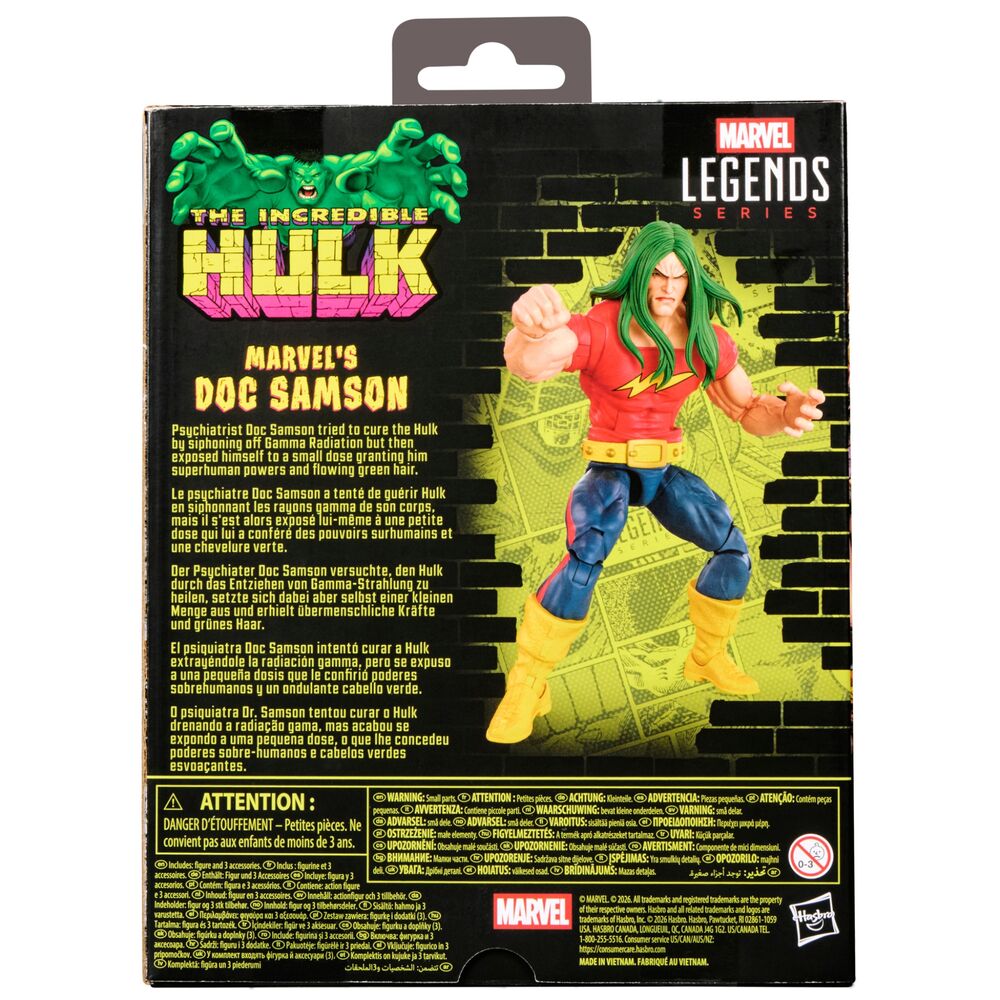The Incredible Hulk Marvel Legends Figura Marvel's Doc Samson 15 cm