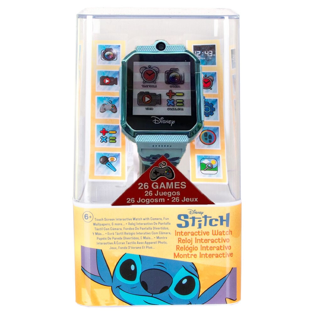 Reloj interactivo Stitch Disney