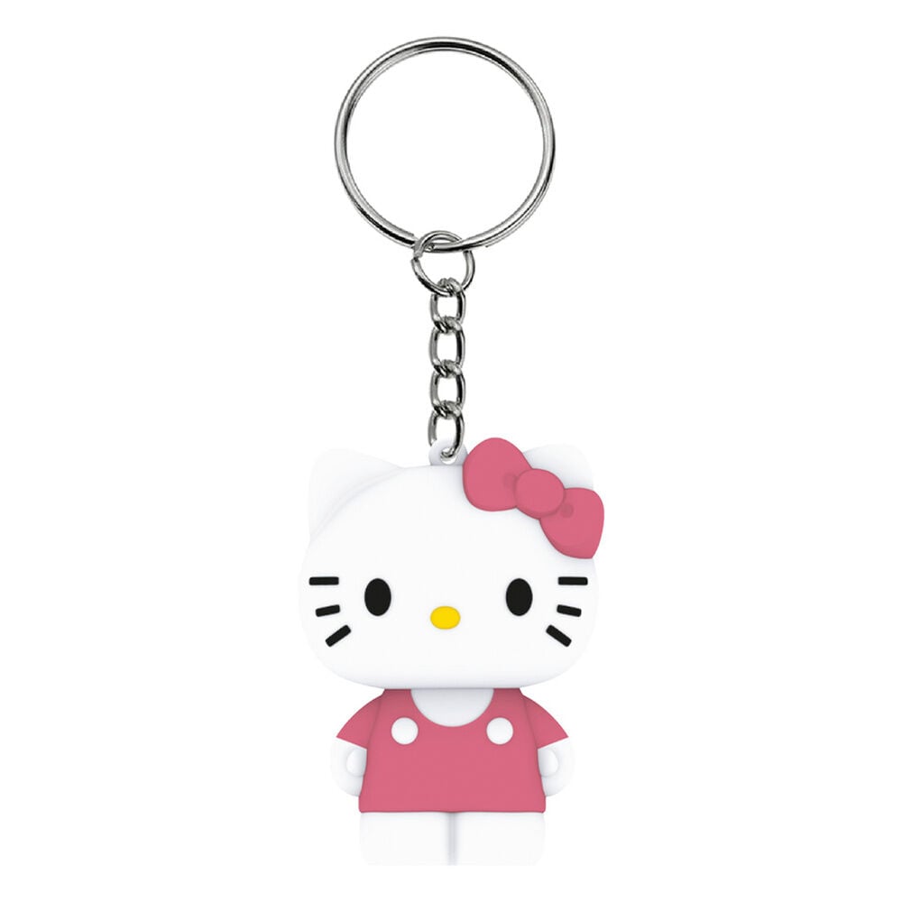 Llavero figura 3D con luz Hello Kitty Flashies