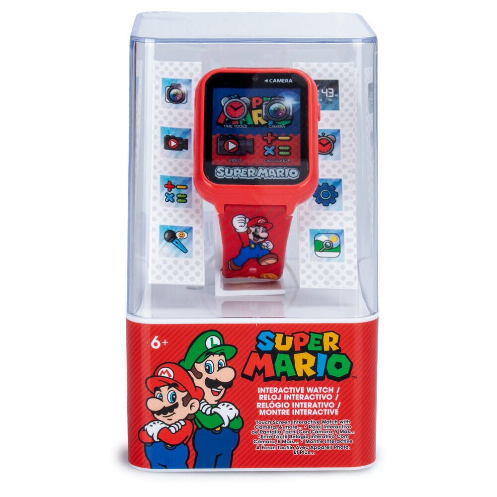 Reloj interactivo Super Mario Bros