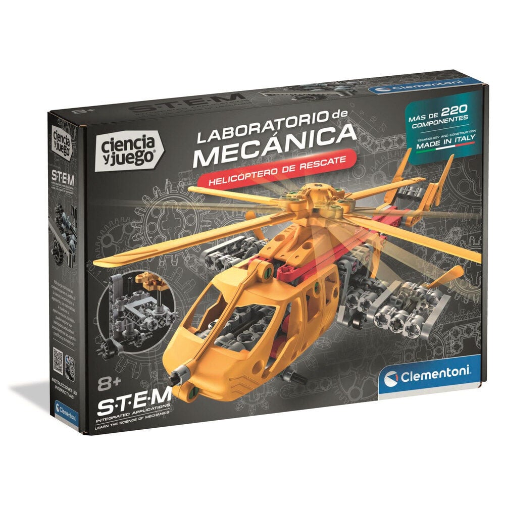 Juego Laboratorio Mecanica Helicoptero de Rescate S.T.E.M Frikytopia